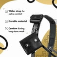 thumbnail image 4 of Coiro Leather Camera Strap for One Camera - Professional Single Leather Camera Harness for Photographers Quick Release Gear DSLR, Black - Padded, 4 of 7