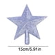 thumbnail image 3 of Tree Top Star Glitter Star 15/CM Three-Dimensional Gold Powder Blow-Molded Pentagons Star Accessories Independence Day Theme, 3 of 7