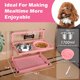 thumbnail image 5 of Cuencos Elevados SHAINFUN Rosa con Soporte Ajustable y 2 Cuencos de Acero Inoxidable para Perros Gra, 5 of 6
