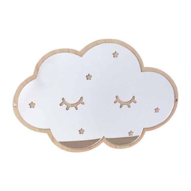 Espejo acrílico irrompible para decoración de dormitorio infantil, diseño de mariposa y conejo