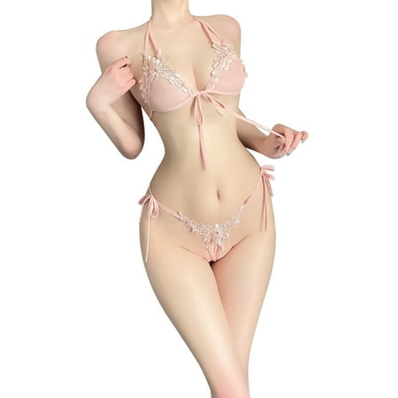 And Stockings And Sleeves Submissive Lingerie for Women plus Sexy Underwear For Women Seamless Cut Out Panties Ladies Grenadine Bikini Lightweight