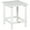 White, variant on YKITRD 18 inch outdoor plastic edge table, courtyard terrace, leisure small edge table, backyard/Deck/lawn, portable storage table, waterproof and sun resistant outdoor coffee table for home useWhite