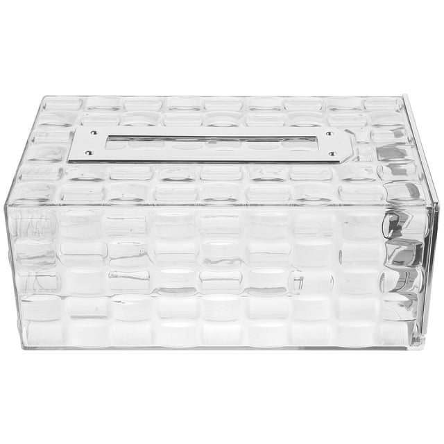 BRIGHTFUFU Pañuelos Rectangular Transparente Con Gran Capacidad Para Almacenamiento En El Hogar