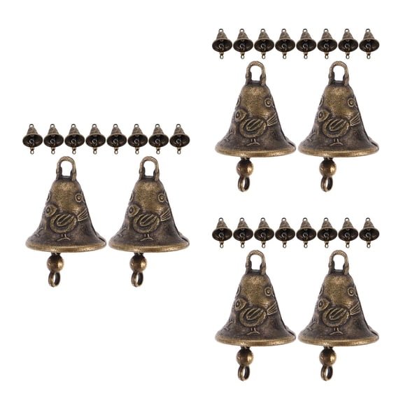 WORGEOUS 30 pcs Antique Small Metal for Wind Chimes, Crafts, Holiday Decorations, Wreaths, Wall Hanging Charms Accessories