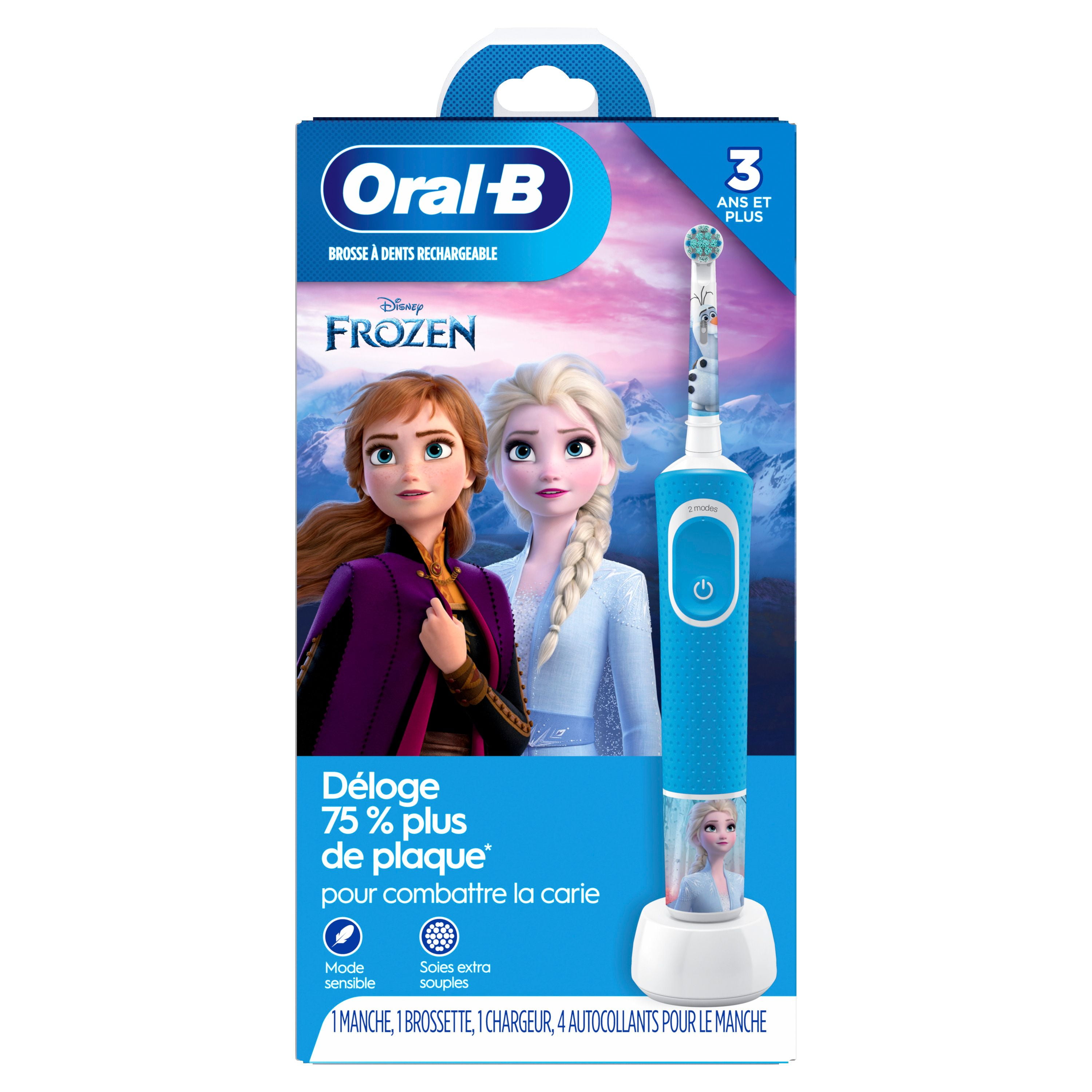 Oral-B Brosse à Dents Électrique pour Enfants avec Disney's la Reine des Neiges, pour Enfants 3+