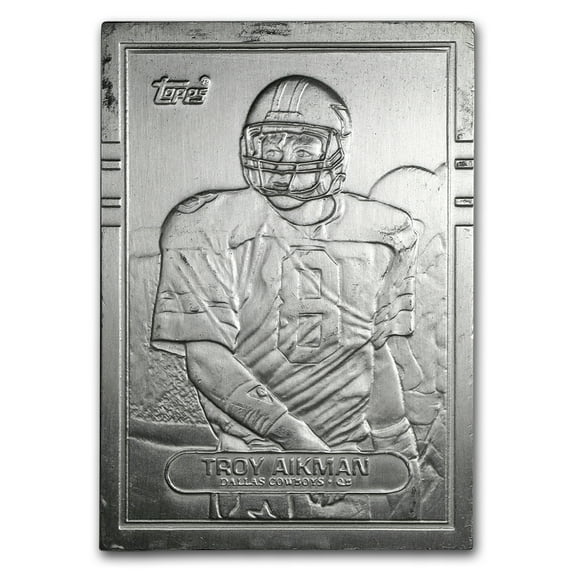 4.25 oz Silver Bar - Sports Memorabilia Card (Random Motif)
