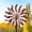 Copper, variant on Wind Spinners Outdoor Metal, 360? Kinetic Wind Spinner with Stake, Metal Garden Yard Patio Lawn Windmill Decor (12.6" Dia, 56.7" H, Copper Petal)