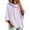 Purple, variant on Hueook Fall Hoodies for Women Striped Print Drawstring Long Sleeve Casual Sweatshirt with Pockets Purple 3X