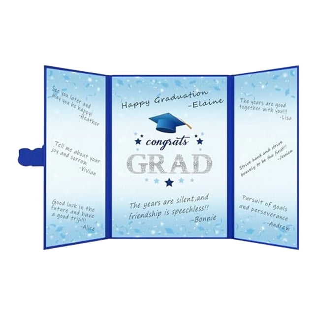 ZTTD Graduation Decorations 2026 Graduation Guest Book to Sign Class Of 2026 Signature Guestbook Alternative Party Gifts Keepsake Congrats Grad Invitations Memory Card Board College