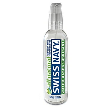 Swiss Navy Premium All Natural Water-Based Personal Lubricant & Sex Gel for Couples, 4 oz
