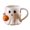 1pc, variant on OIUR 1/2Pcs 600ml Water Cup 3D Effect Ghost Holding Pumpkin Design Ceramic Mug Household Bar Kitchen Restaurant Beverage Container