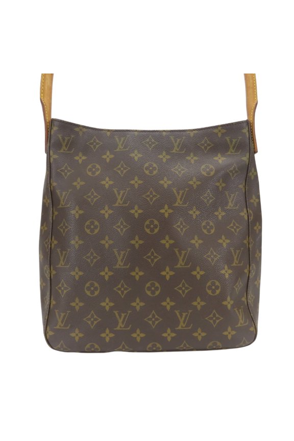 Pre-Owned Louis Vuitton Looping GM Shoulder Bag M51145 Monogram Brown One-Shoulder for Women...