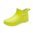 thumbnail image 2 of hoksml Women's Waterproof Ankle Rain Boots, Slip-On Rubber Shoes for Outdoor and Daily Wear, 2 of 8