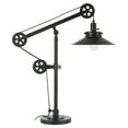 thumbnail image 2 of Evelyn&Zoe Traditional Metal Wide Brim Table Lamp with Pulley System, 2 of 10