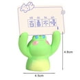 thumbnail image 7 of Pebbuoy Desktop Cartoon Animal Resin Statue Adorable Creative Shape Mini Size Photo Stand Memo Clip Message Note Holder, 7 of 7