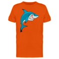 thumbnail image 1 of Blue Shark Cartoon Sideview Tee Men's -Image by Shutterstock, 1 of 1