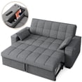 thumbnail image 4 of Sofa Bed Couch,  Jolifa 3 in 1 Convertible Couch Bed with Storage Armrest and Adjustable Backrest for Living Room, Dark Gray, 4 of 8