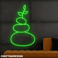 thumbnail image 3 of Craftnamesign Pebbles Neon Sign, Living Room Wall Art, Coffee Store Wall Decor, 3 of 5