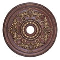 thumbnail image 4 of 8210-65-Livex Lighting-Versailles - Ceiling Medallion in Style - 30.5 Inches wide by 1.5 Inches high-Vintage Gold Leaf Finish, 4 of 7