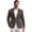 Black Leopard Print, variant on Lightweight Sports Coat, Mandala Print Polyester Single Breasted Slim Fit Casual Blazer for Men for Workwear Prom