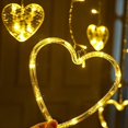 thumbnail image 2 of 12 luces de cortina de Corazón 2,5 M YONGSHENG luces de Cadena de amor LED para Fiesta Enchufe UE, 2 of 5