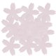 thumbnail image 2 of 100 piezas de flores de taladro de satén recortadas para manualidades nupciales de boda de bricolaje de 4 cm Rosado Zulema Piezas de flores adornos, 2 of 8