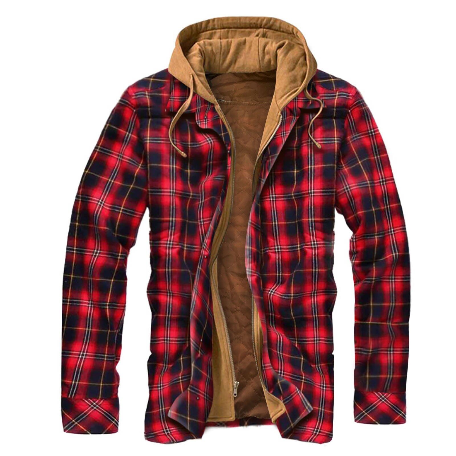 Buffalo Plaid Fleece Shirt Pocketed 