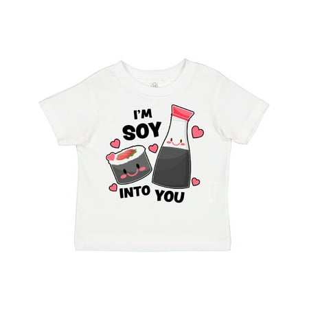 

Inktastic I m Soy into You with Cute Soy Sauce and Sushi Gift Toddler Boy or Toddler Girl T-Shirt