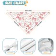 thumbnail image 6 of Dog Bandana 2 Pack,Pink Baseballs with Bows Pattern Bandanas for Dogs,Cat Bandana,Small/ Large Dog Bandana 2 Size,Dog Bandanas, 6 of 6