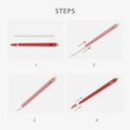 thumbnail image 4 of Para Apple Pencil Funda de silicona para soporte para 1ra / 2da generación Cubierta protectora de piel Estuche magnético y cubierta de punta Antideslizante Agarre suave Lindos accesorios de zanahoria Namotu CZDZ-ZC62-5, 4 of 5