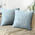 thumbnail image 3 of LALILO Throw Pillow Covers Beautiful Paisley Aztec Mexican Native Cushion Cover 18" x 18", 2 Pack, 3 of 6