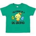 thumbnail image 3 of Inktastic Easter I'm Gonna Be a Big Brother with Green and Blue Eggs Boys Baby T-Shirt, 3 of 5