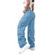 thumbnail image 5 of Pantalones de Cintura Elástica para Mujeres Color Sólido Pantalones de Cintura Alta de Longitud Completa con Bolsillos, 5 of 7