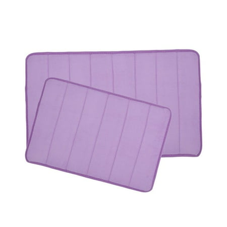 Rug Runners For Bathroom Memory Foam Bath Mat - Soft & Absorbent Bathroom Rugs Non Slip Large Bath Rug Runner Thick, Machine Wash, Easier to Dry for Kitchen Bathroom Floors ()
