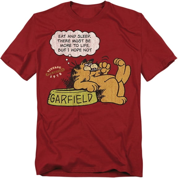 Garfield T-Shirt Eat And Sleep Unisex Graphic Tee For Men & Women