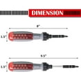 thumbnail image 4 of Ratcheting Screwdriver With Magnetic Bit Ratchet Multi Bit Set 10 In 1 Screwdriver Small Pocket Stubby, 4 of 6