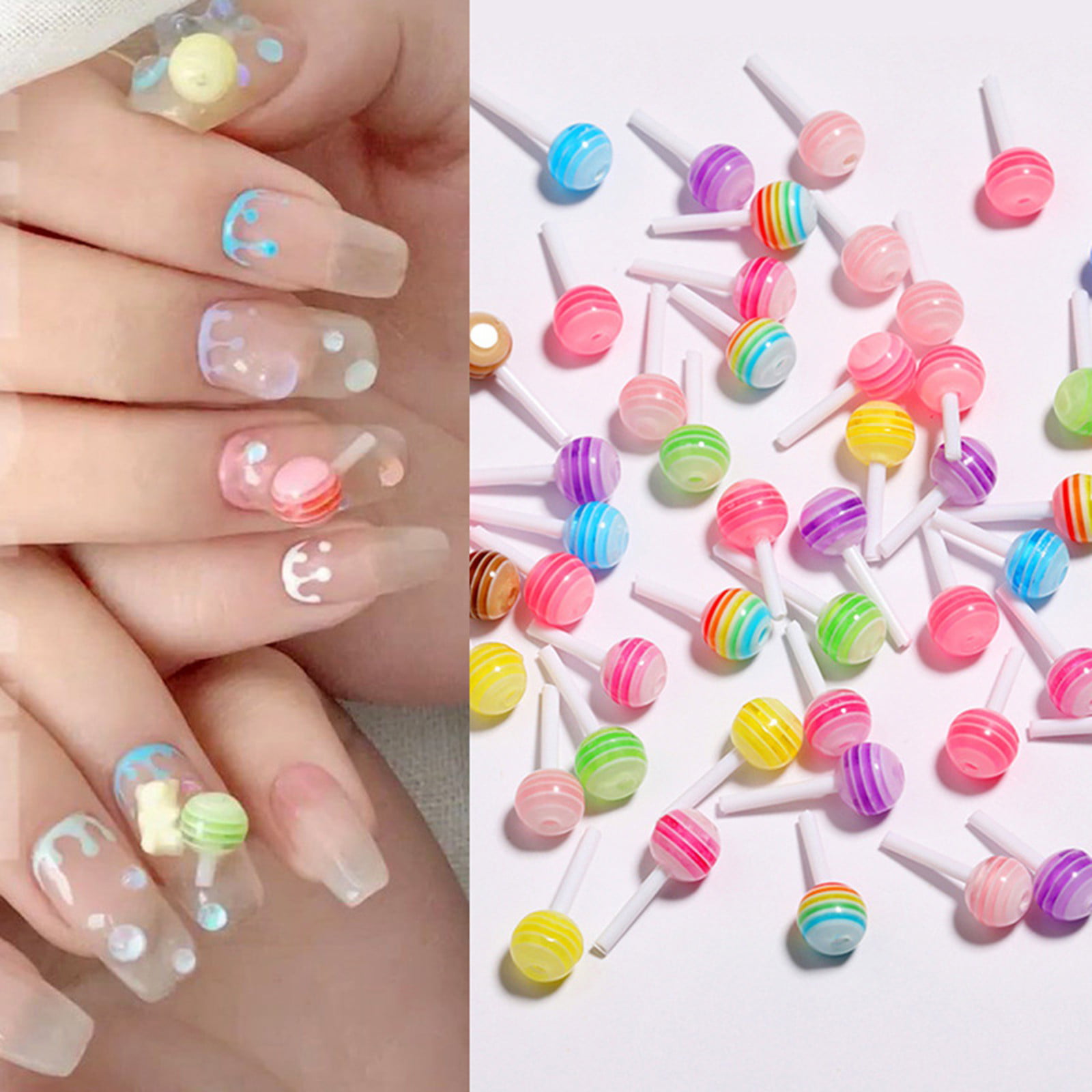 Lollipop 🍭 Nail Charms – Shasia Beauty Nails