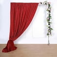 thumbnail image 4 of BalsaCircle Red 20 feet x 10 feet Metallic Spandex Backdrop Curtain Wedding Photobooth Party Decorations, 4 of 8