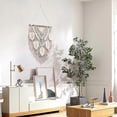 thumbnail image 3 of Woven Tapestry Home Wall Decor Handmade Woven Feather Leaves Wall Decor, 3 of 5