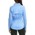 thumbnail image 2 of IBKUL womens  Solid Zip Jacket, m, Blue, 2 of 3