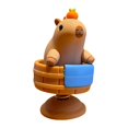 thumbnail image 4 of Estatua de ,Mini adorno para salpicadero de coche de tembloroso,dibujos animados Linda estatua estatuilla divertida juguete encantador,Decoración de animales escultura de, 4 of 8