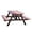 03, variant on 3 Pcs Picnic Table Cover and Bench Covers Set Polyester Fitted Camping Table Cover Waterproof Picnic Table Cover with Bench Covers Natural Wood Grain Camping Tablecloth for Barbecues Camping Picnics