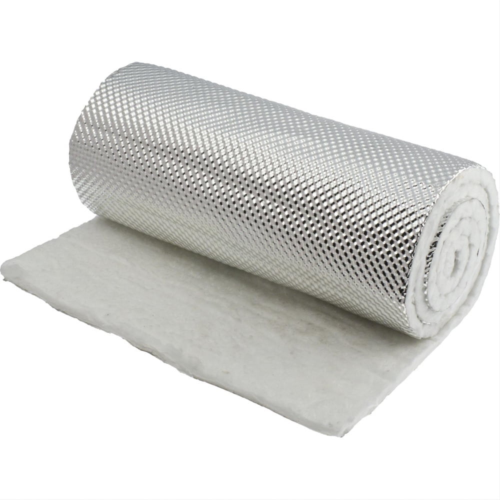 0,5m x 0,5m Aluminium Ceramic Heat protection mat Ultra Adhesive *** Turbo auspu 