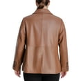 thumbnail image 2 of Anne Klein Womens Plus Leather Suit Separate Two-Button Blazer, 2 of 2
