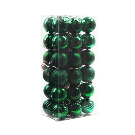 

Taehoxa Christmas decoration ball pendant plastic electroplating ball pearly matt light special-shaped Christmas
