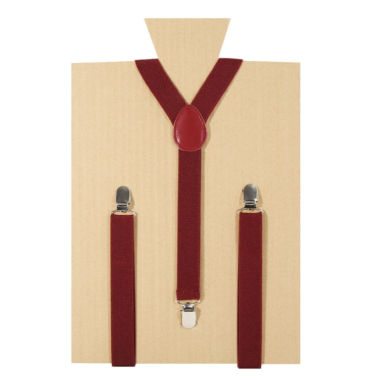 Airport Suspenders For Men No-Buzz Y Shape Hook End Suspenders 2