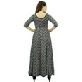 thumbnail image 5 of Phagun Ethnic Women Solid Pattern Anarkali Kurti Top Rayon Tunic Dress Designer, 5 of 5