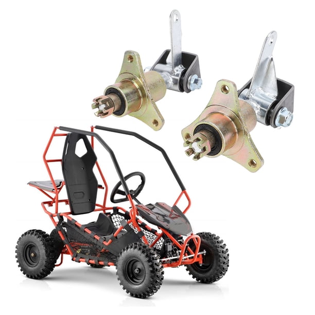 Eje De Dirección De Bujes De Rueda Delantera, Kit De Soporte De Nudillo De Eje De Dirección De Go Kart Mayor Estabilidad Para Neumáticos De 6 Pulgadas ATV