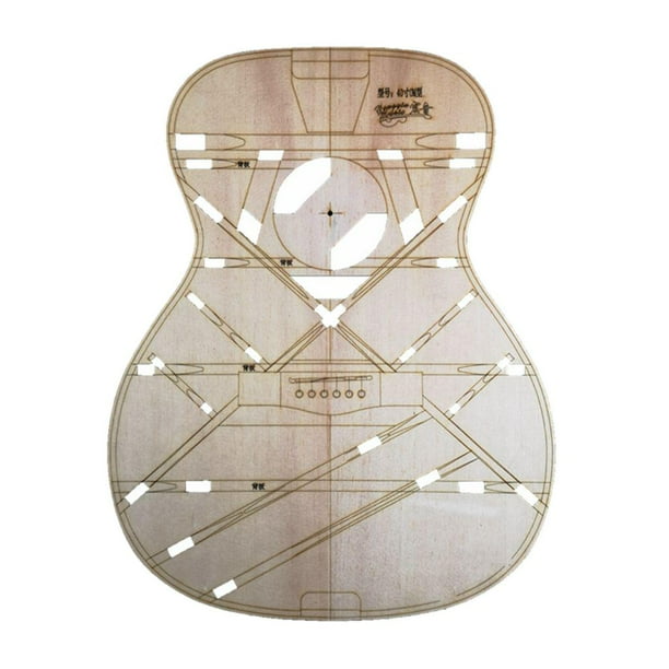 Plantilla de de Fabricación de de 40 Pulgadas para Accesorios de Bricolaje de Guitarra OM CUTICAT Guitar Body Template