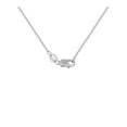 thumbnail image 3 of Diamond Inverted Triangle Pendant in 14k White Gold 16 in, 3 of 4